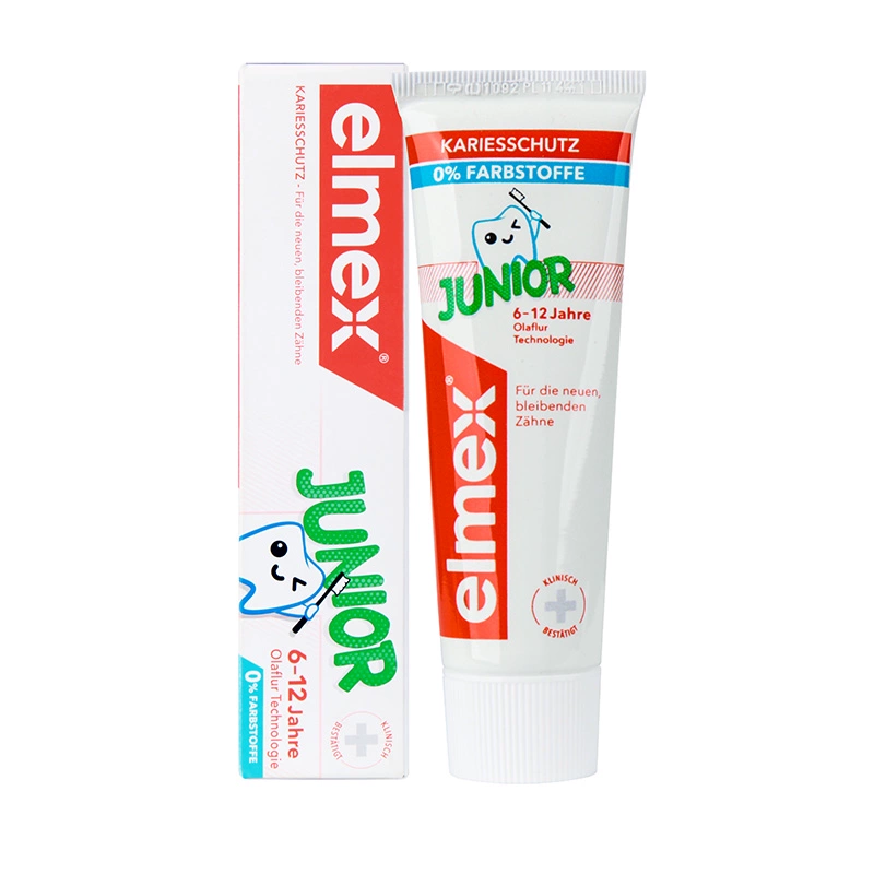 elmex艾美适6-12岁儿童牙膏50ml含氟换牙期防蛀