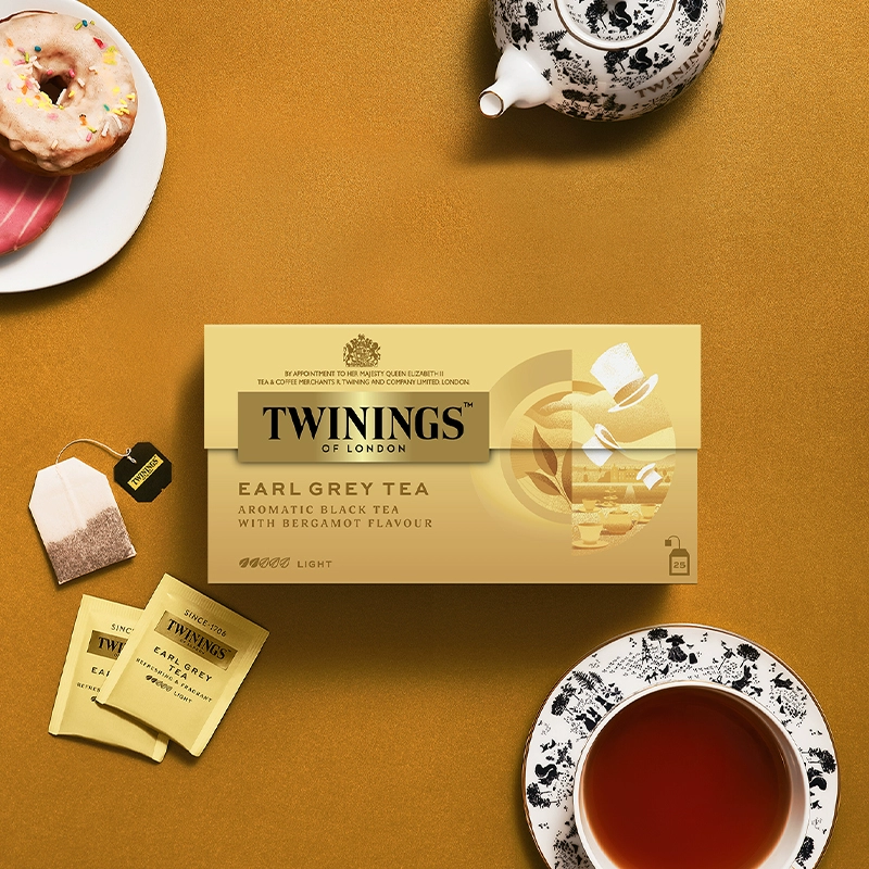 【活动】twinings川宁伯爵红茶茶包英式烘焙奶茶专用茶叶伯爵茶