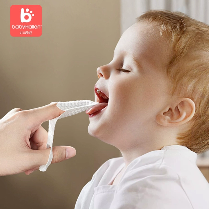 婴儿口腔清洁器宝宝牙刷纱布指套巾一次性乳牙刷婴幼儿洗舌苔神器