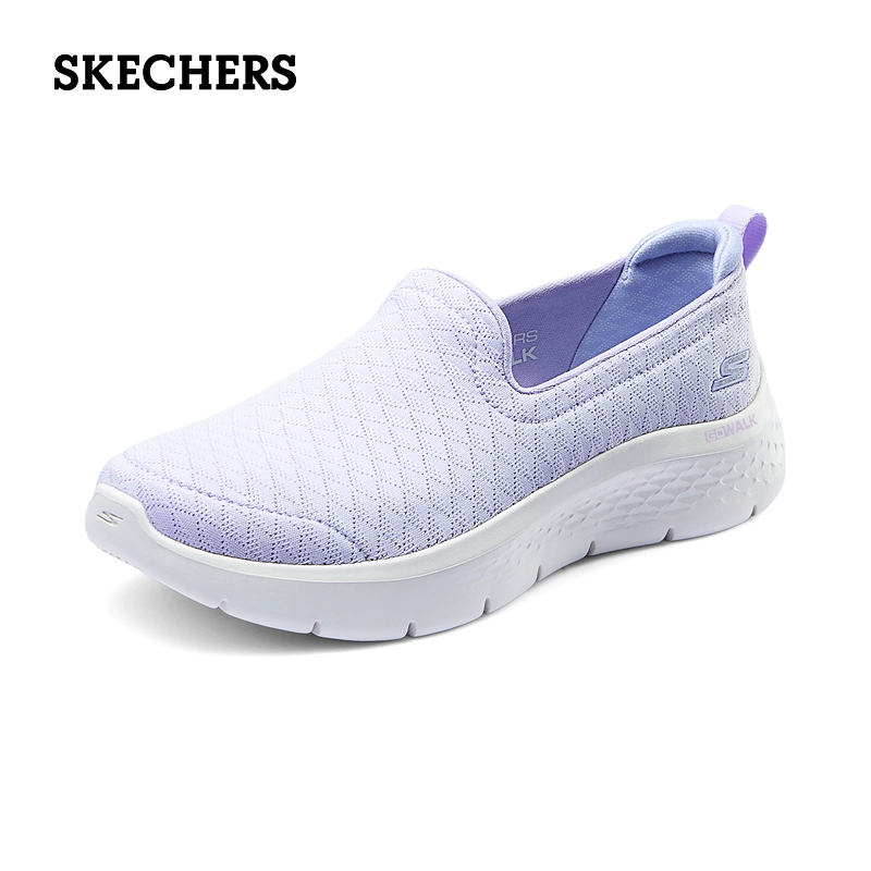 Skechers斯凱奇2024年春季新款女士一腳蹬健步鞋輕質舒适休閑鞋