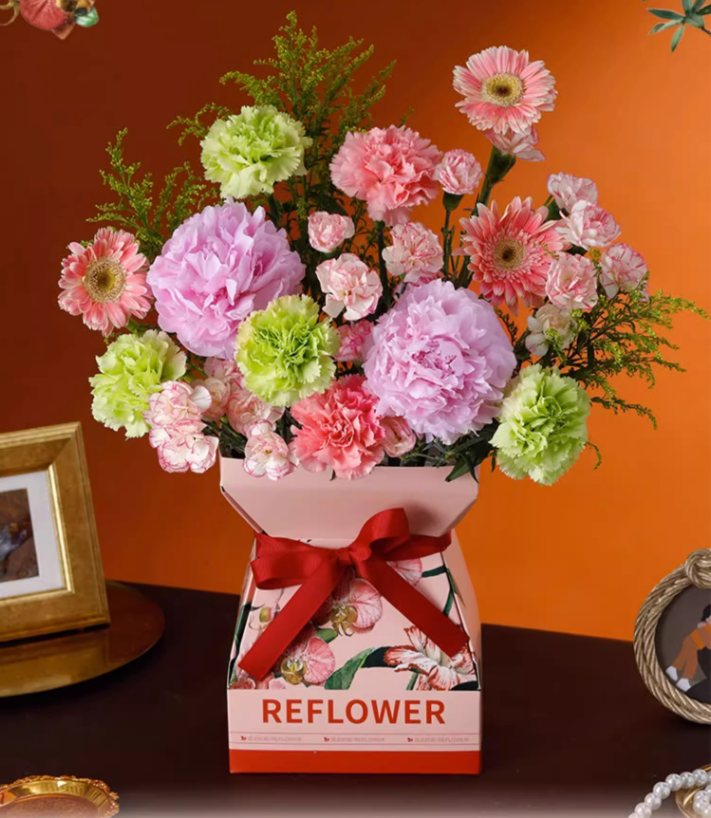 花点时间情人节玫瑰鲜花束礼盒节日礼物送女友男友鲜切花实用
