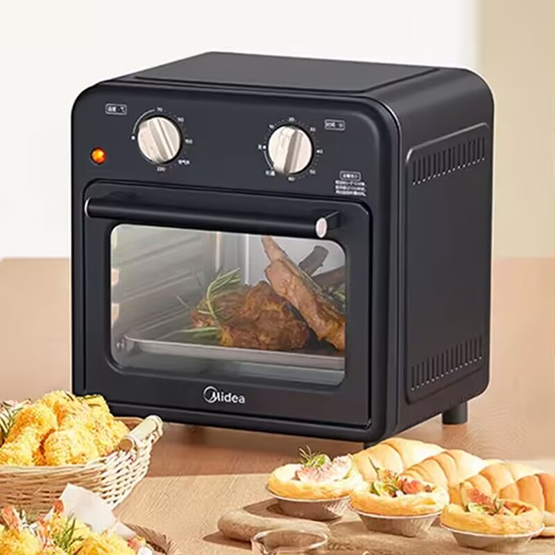 美的空气炸锅电烤箱可视多功能全自动家用新款烘焙一体机PT1010