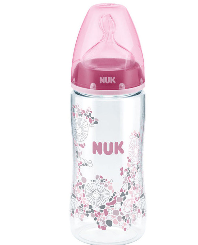 清仓！德国NUK进口宝宝宽口径PA奶瓶新生儿婴儿带硅胶奶嘴