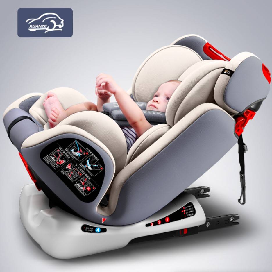 儿童安全座椅汽车用宝宝婴儿可躺简易车载便携式坐椅0-12岁3-4档