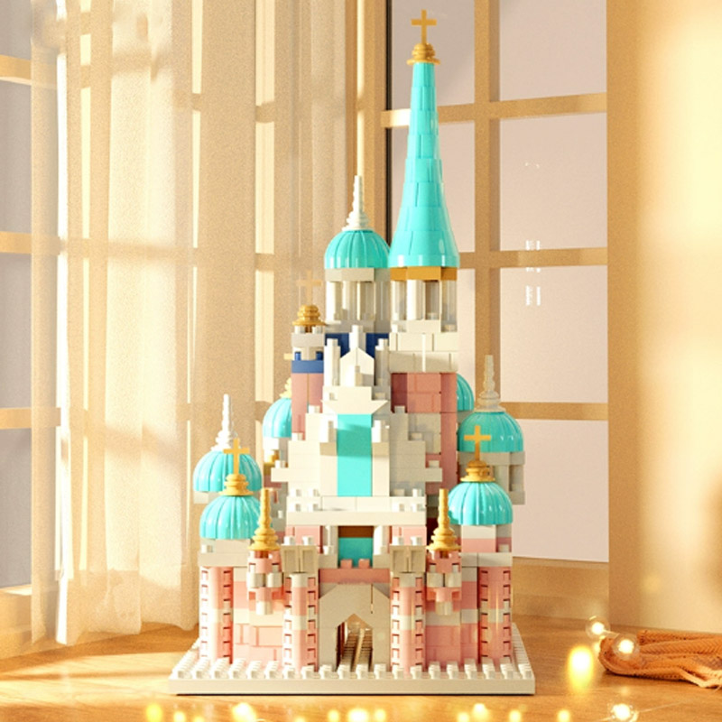 迪士尼城堡积木女孩子成年拼图儿童益智拼装玩具生日礼物难度TYK
