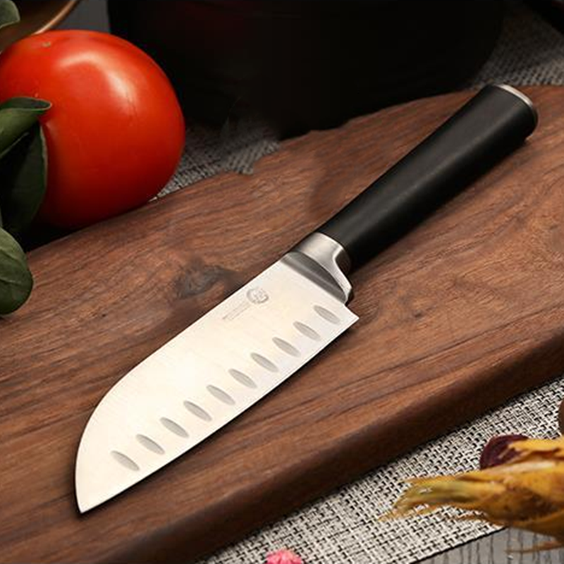 厨房不锈钢三德刀 多用刀锋利菜刀切片刀厨师刀锻打德国进口钢材|比利