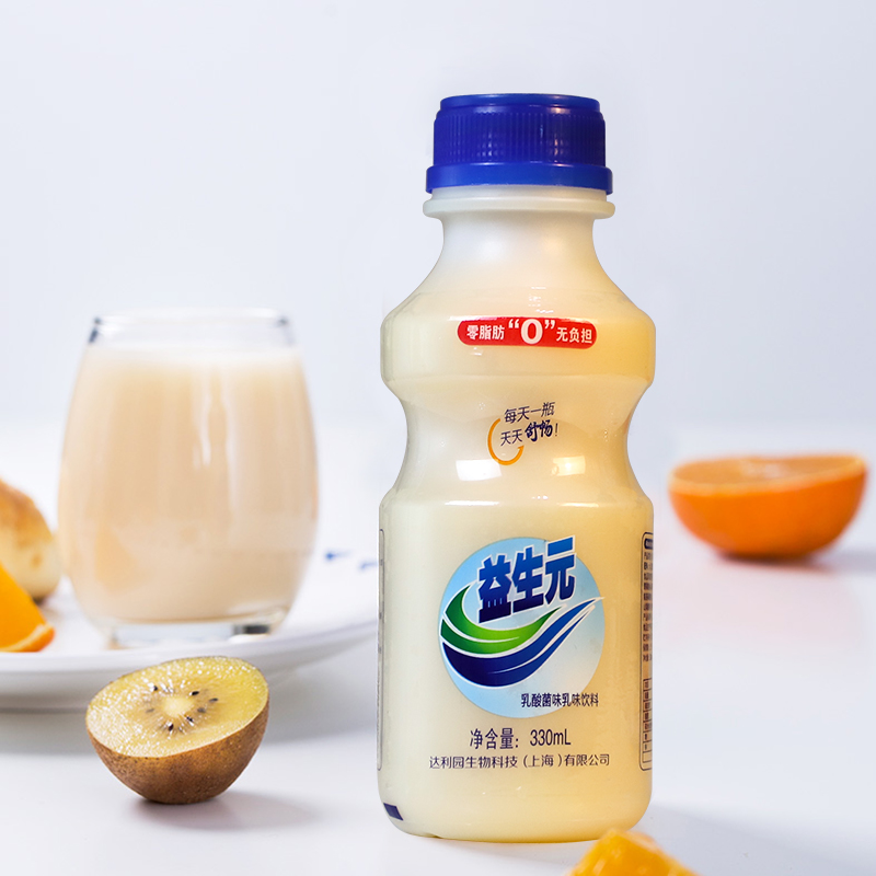 新日期 胃动力乳酸菌饮品整箱330ml*12瓶早餐酸奶益生元牛奶饮料12.