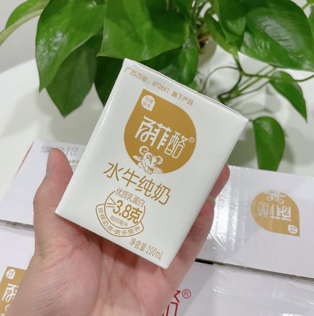 百菲酪高钙水牛奶纯牛奶20盒