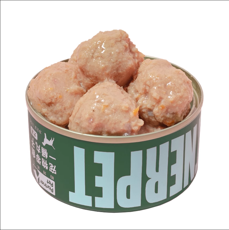 帕特狗零食犬零食罐一桶丸子鸡肉鸭肉牛肉宠物狗湿粮罐头170g*6罐