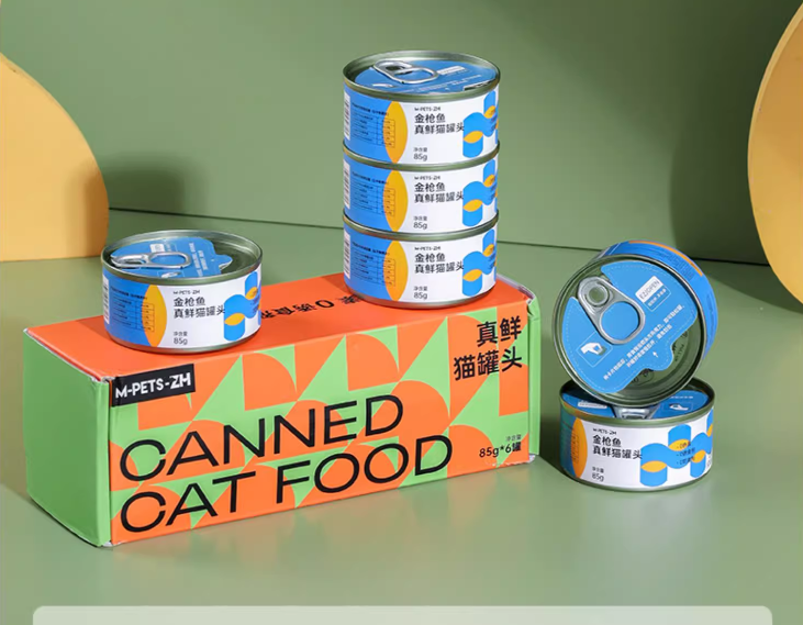 猫罐头猫咪零食补水罐增肥发腮补充营养主食湿粮成猫幼猫85g*6罐