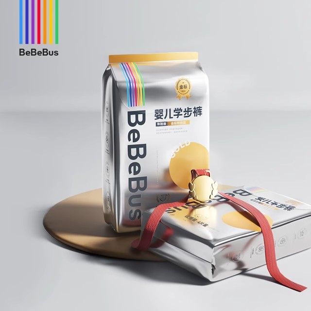 【4片】BeBeBus装仔金标拉拉学步裤试用装L/XXL非纸尿裤/限3包