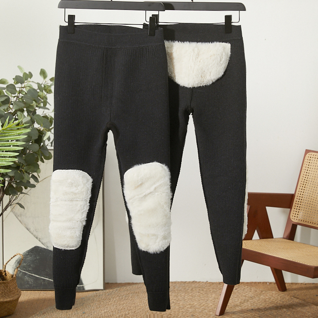 BFG情侣羊毛裤冬新款护腰护膝冬季防寒高端裤外穿羊羔绒加厚提