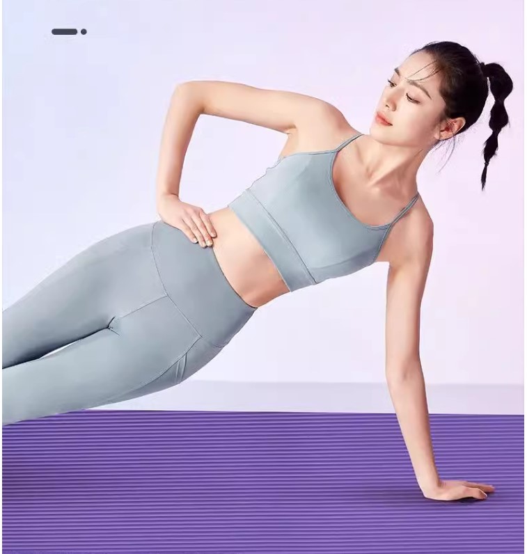 健身垫瑜伽垫子舞蹈垫防滑地垫家用健身女生专用家用加厚加宽加长