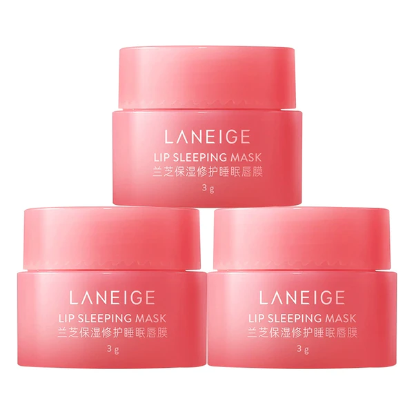 【自营】Laneige/兰芝唇膜睡眠莓果味3g*3罐小样保湿修护淡化唇纹