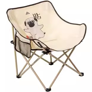 LUINGBOX月亮椅露营椅子户外折叠椅便携躺椅钓鱼凳沙滩椅野餐桌椅
