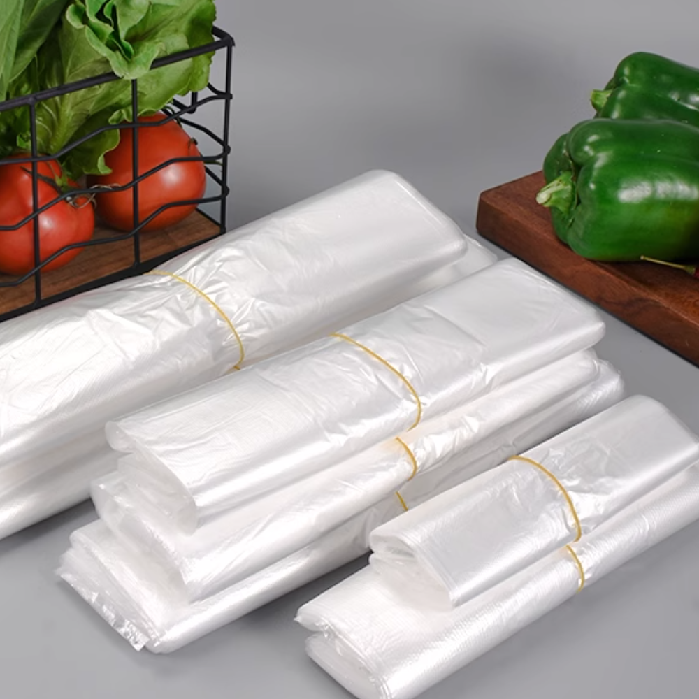 塑料袋白色透明外卖打包食品袋背心袋购物袋水果袋手提式方便口袋