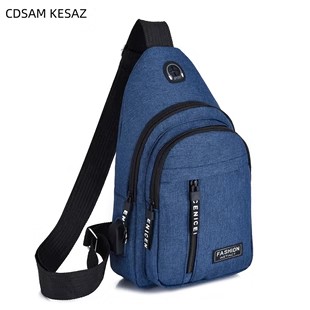 CDSAM KESAZ2024新款牛津布胸包多功能运动户外休闲单肩斜挎包