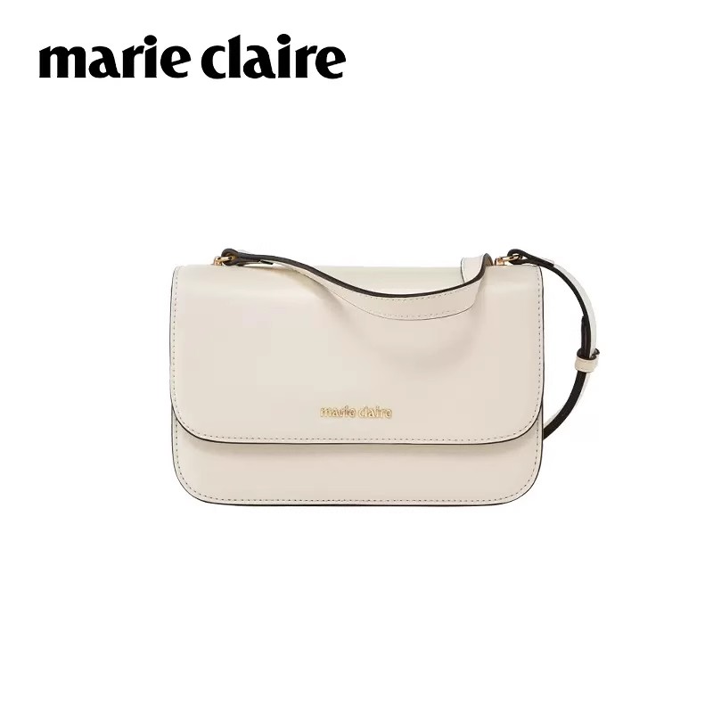 法国Marie Claire嘉人轻奢品牌小方包真皮女包百搭时尚单肩斜挎包