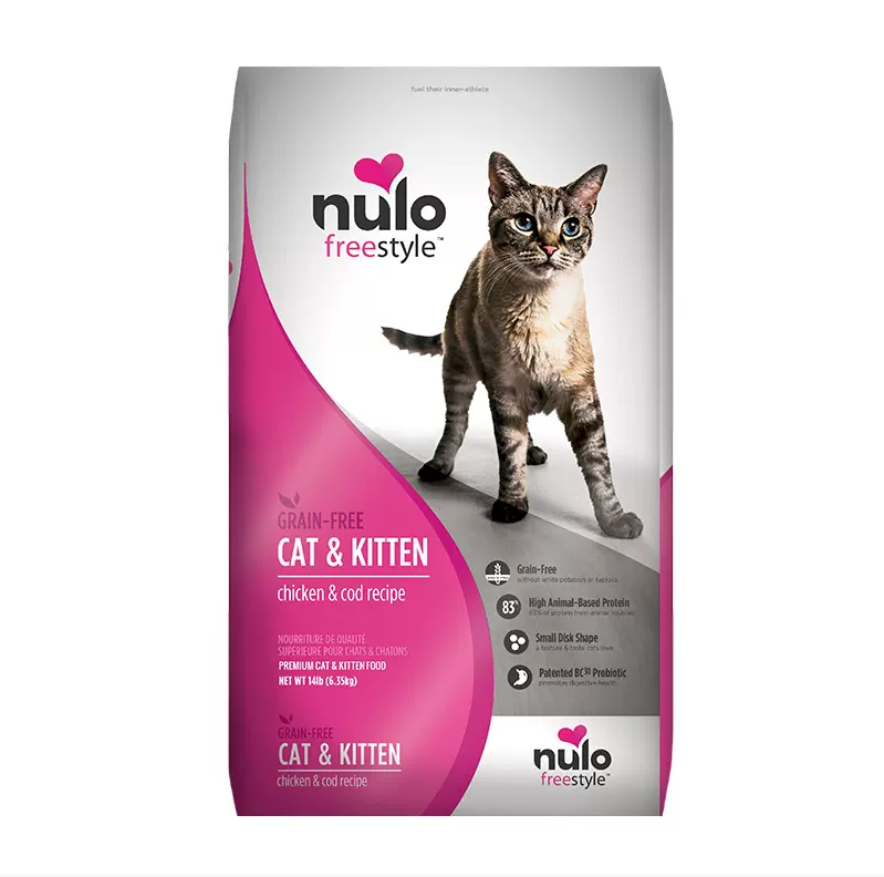 【自营】【囤货装】Nulo自由天性14磅6.35kg鸡肉鳕鱼幼猫成猫猫粮