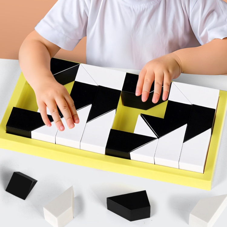 隐藏益智积木拼图玩具儿童逻辑思维训练智力开发动脑专注力男女孩