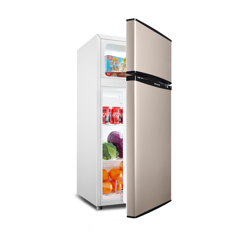 jinshuai金帅bcd112冰箱小型双门双开门家用小冰箱冷藏冷冻