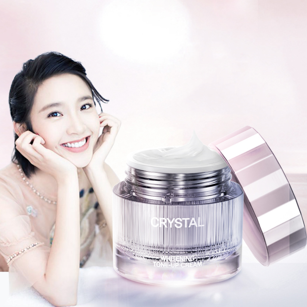 玥之秘美白水晶素颜霜专用学生女男士正品懒人霜遮瑕裸妆保湿面霜