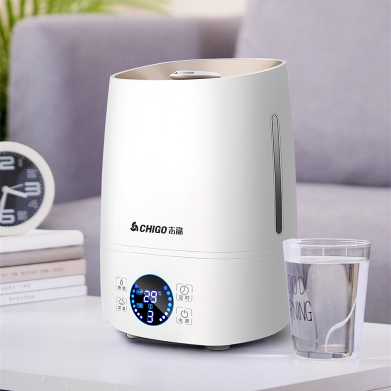 志高加湿器家用静音卧室小型大喷雾容量空调内孕妇婴儿空气香薰机