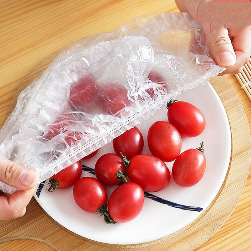 da一次性保鲜袋套剩菜剩饭保鲜碗罩松紧口食品级保鲜膜盖套家用