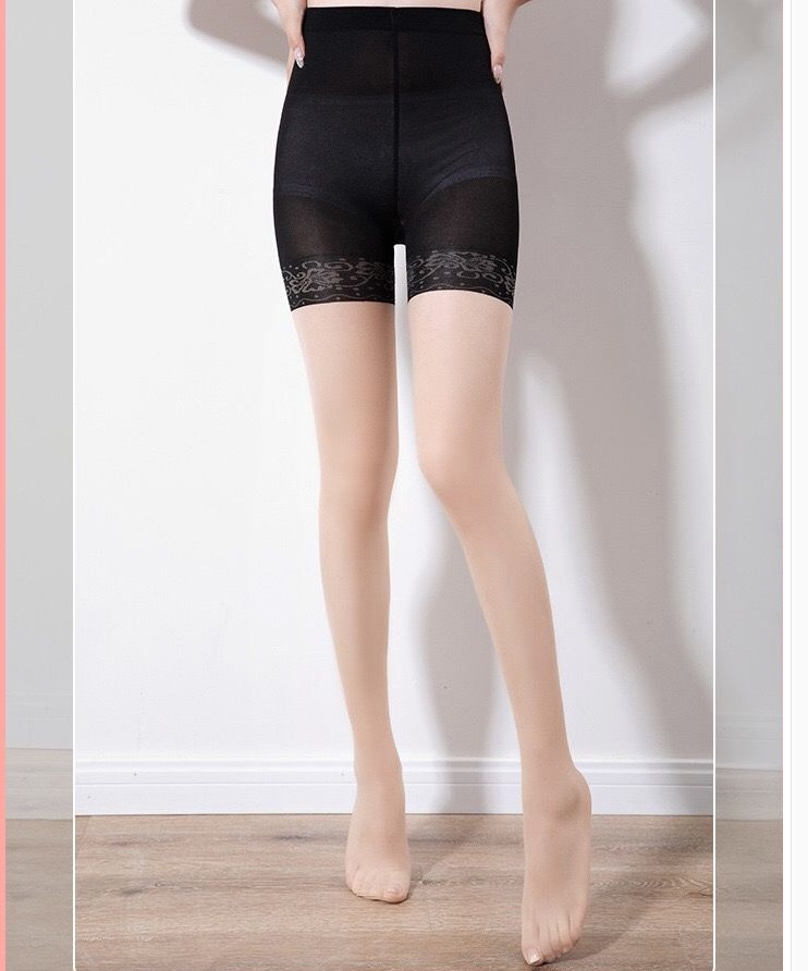 防狼袜菠萝袜网红爆款带安全裤丝袜女防勾丝夏季薄款防走光连裤袜