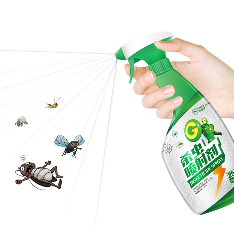 绿百灵杀虫剂家用室内床上除蟑螂药驱虫杀臭虫蚂蚁灭跳蚤神器喷雾