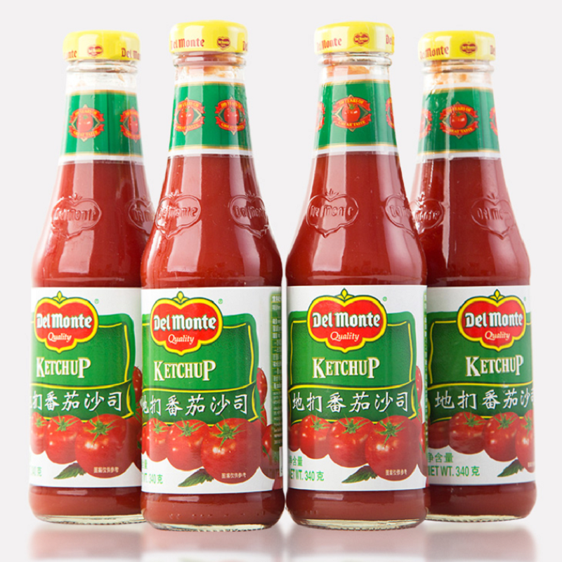 【三瓶装】地扪番茄酱低脂轻食蕃茄薯条正品瓶装儿童番茄沙司家用