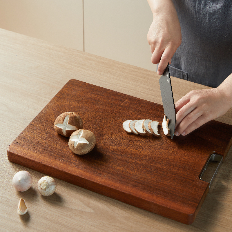 淘宝心选黑金檀菜板实木菜板案板家用抗菌防霉切菜板砧板