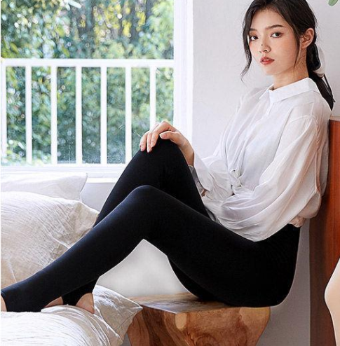 秋冬季肉色打底裤女外穿光腿保暖神器自然肤色加绒加厚一体连裤袜