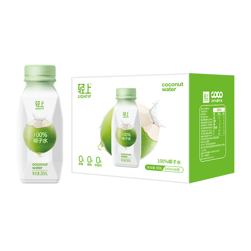 鮮谷多[輕上]椰子水純泰國進口椰青生椰果汁飲料整箱孕婦飲品